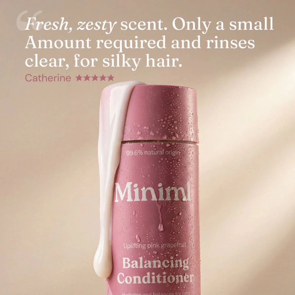Balancing Conditioner 400ml | Uplifting Pink Grapefruit  Sulphate-Free Hair Care - Image 3