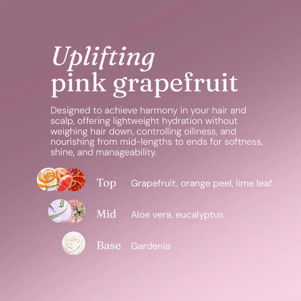 Miniml Pink Grapefruit + Aloe Vera Balancing Conditioner 1L Refill | Soft, Smooth Finish - Image 5