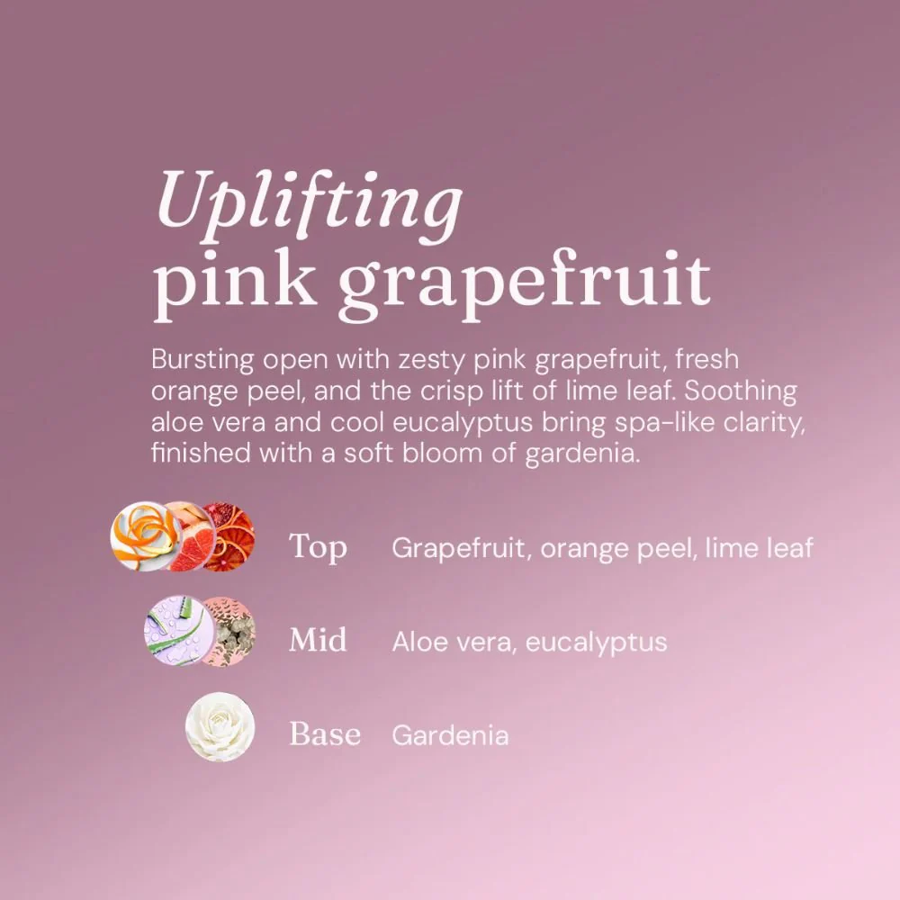 Miniml Pink Grapefruit + Aloe Vera Balancing Shampoo 1L Refill | Gentle Daily Cleanse - Image 3