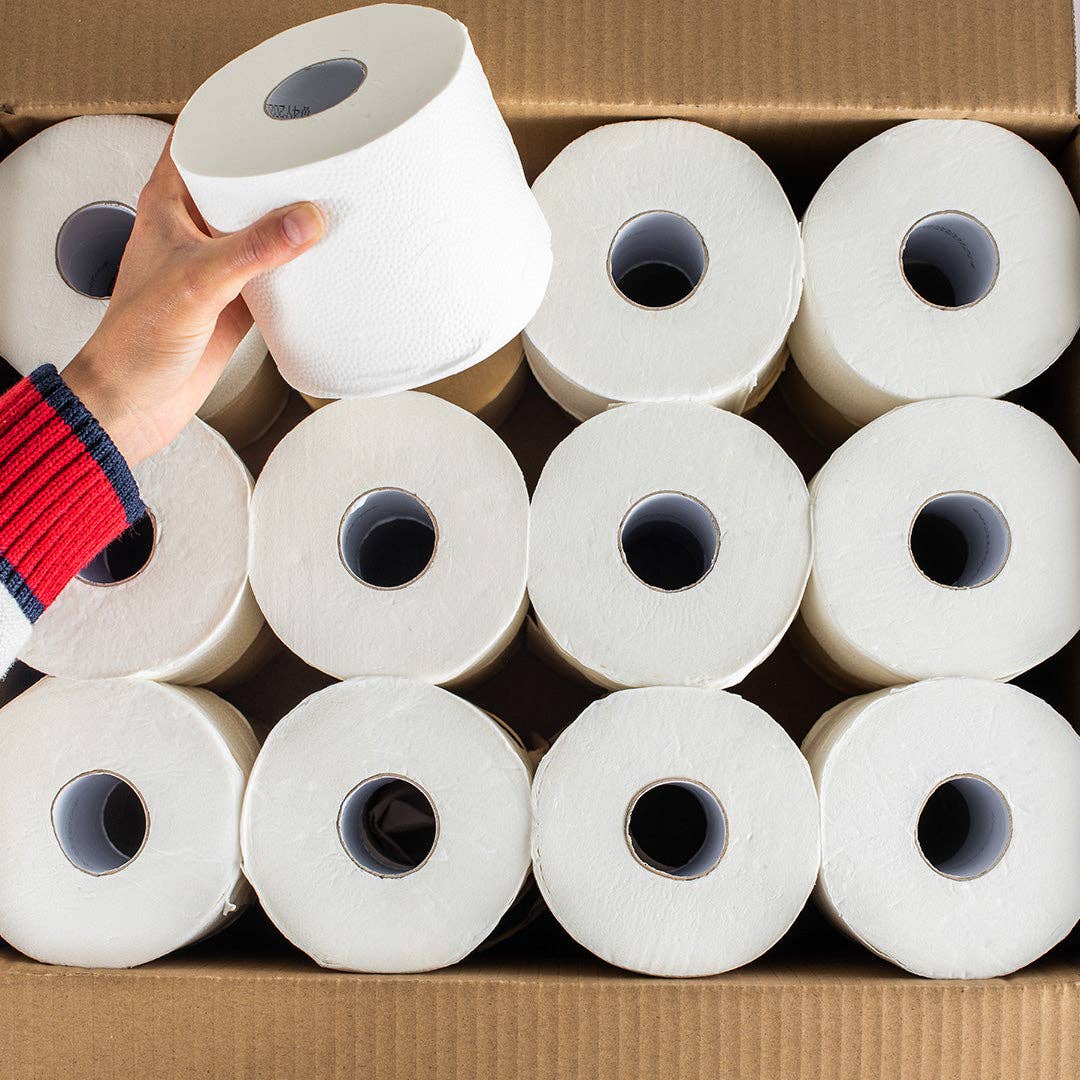 Bamboo Toilet Paper – Single Roll, Soft | Unwrapped - Image 2