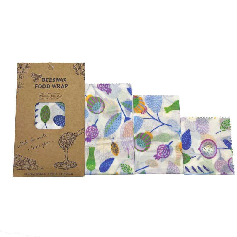 Beeswax Cloth Food Wraps (3 Pack) - Image 9