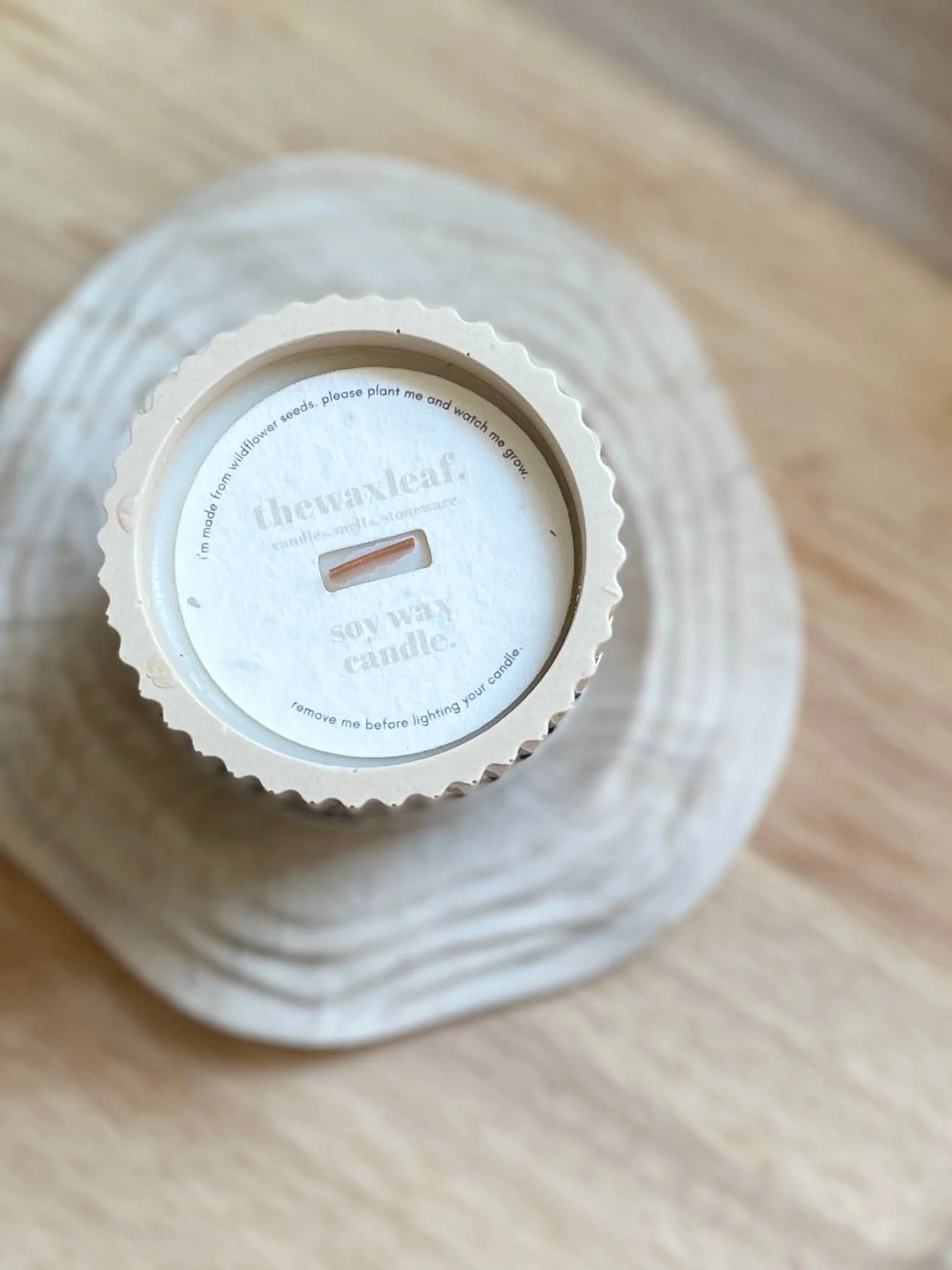 Biscuit Bakery Stoneware Soy Candle – Artisan Sweet Home Fragrance - Image 3