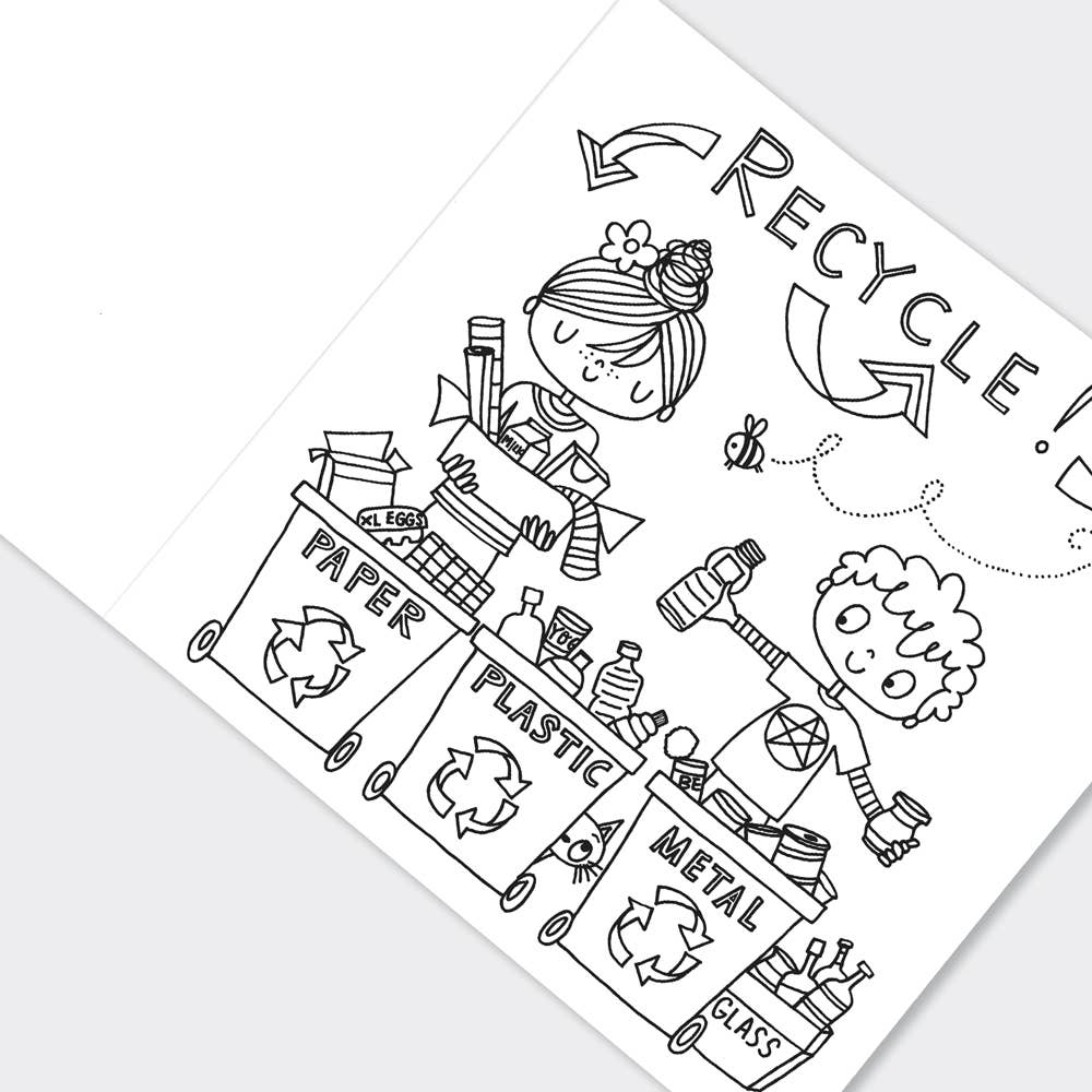 Children’s Save the Earth Colouring Book for Creative Learning - Image 2
