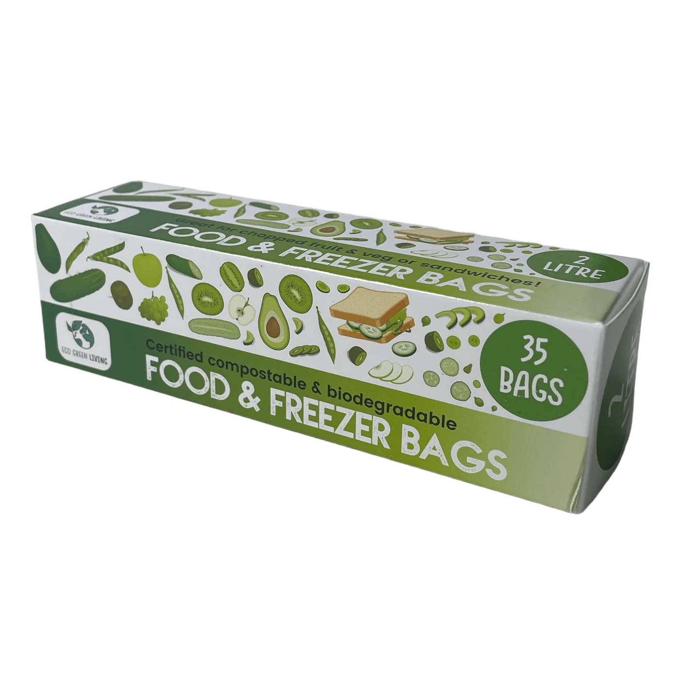 Compostable Freezer Bags for Food Storage - Image 2