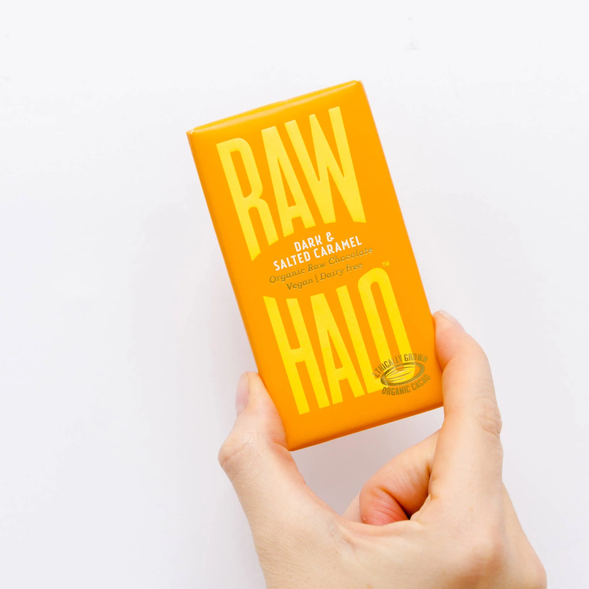 Organic Vegan Dark Chocolate with Salted Caramel 35g