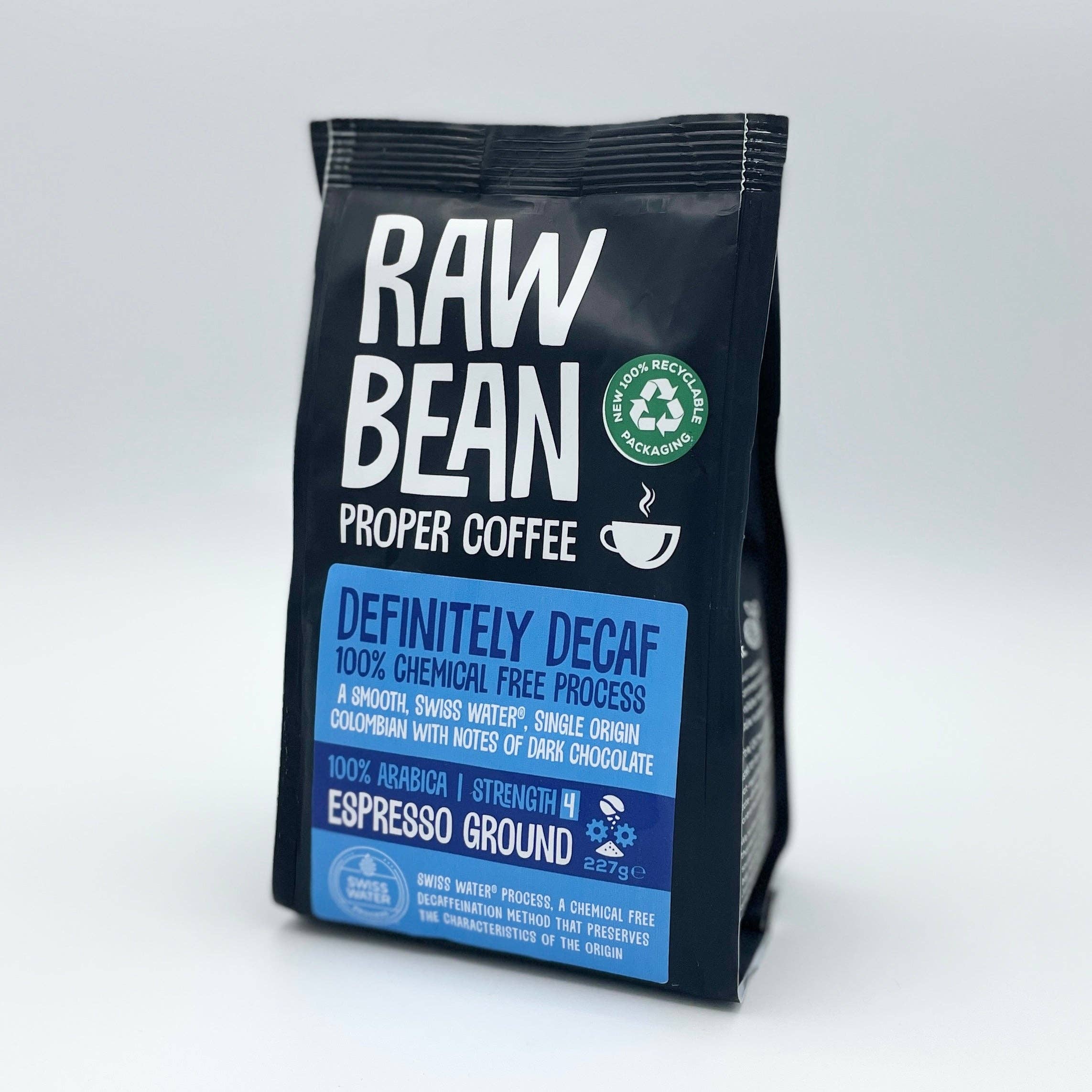 Definitely Decaffeinated Single Origin Espresso Ground Coffee 227g - Image 2