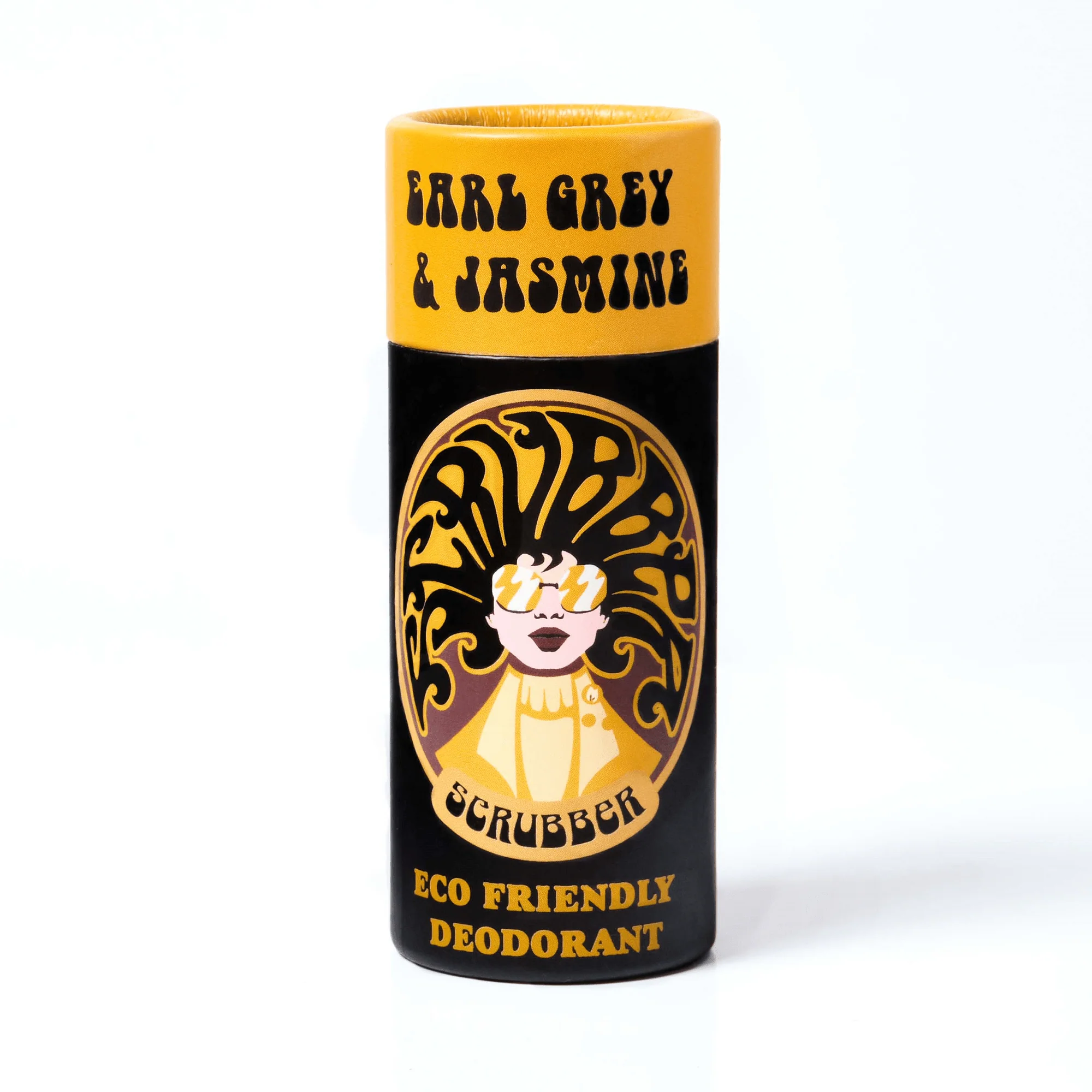 Earl Grey & Jasmine Roll On Eco Friendly Deodorant Extra Sensitive, Plastic Free Anti Perspirant