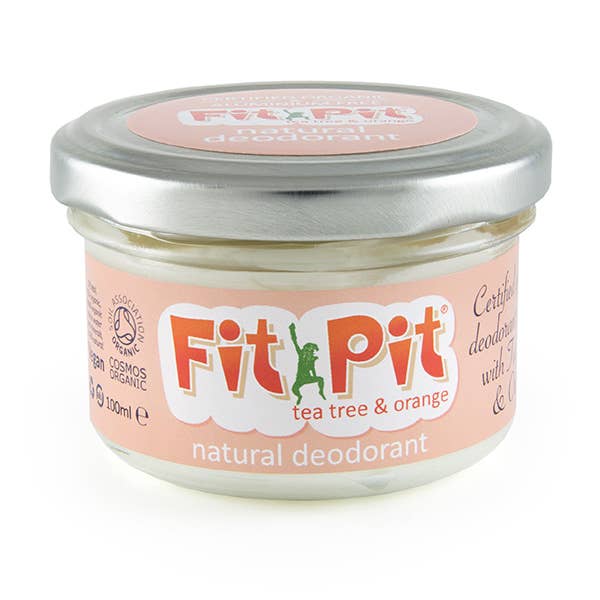 Fit Pit Tea Tree & Orange Natural Deodorant COSMOS Organic - Image 2