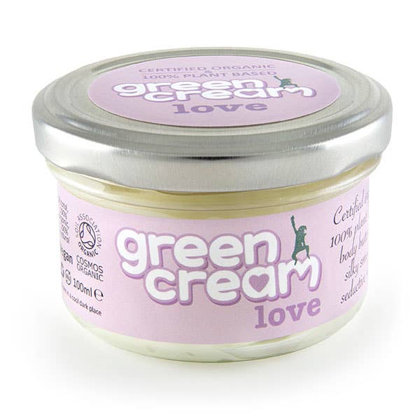 Green Cream Love COSMOS Organic Scented Body Butter - Image 2