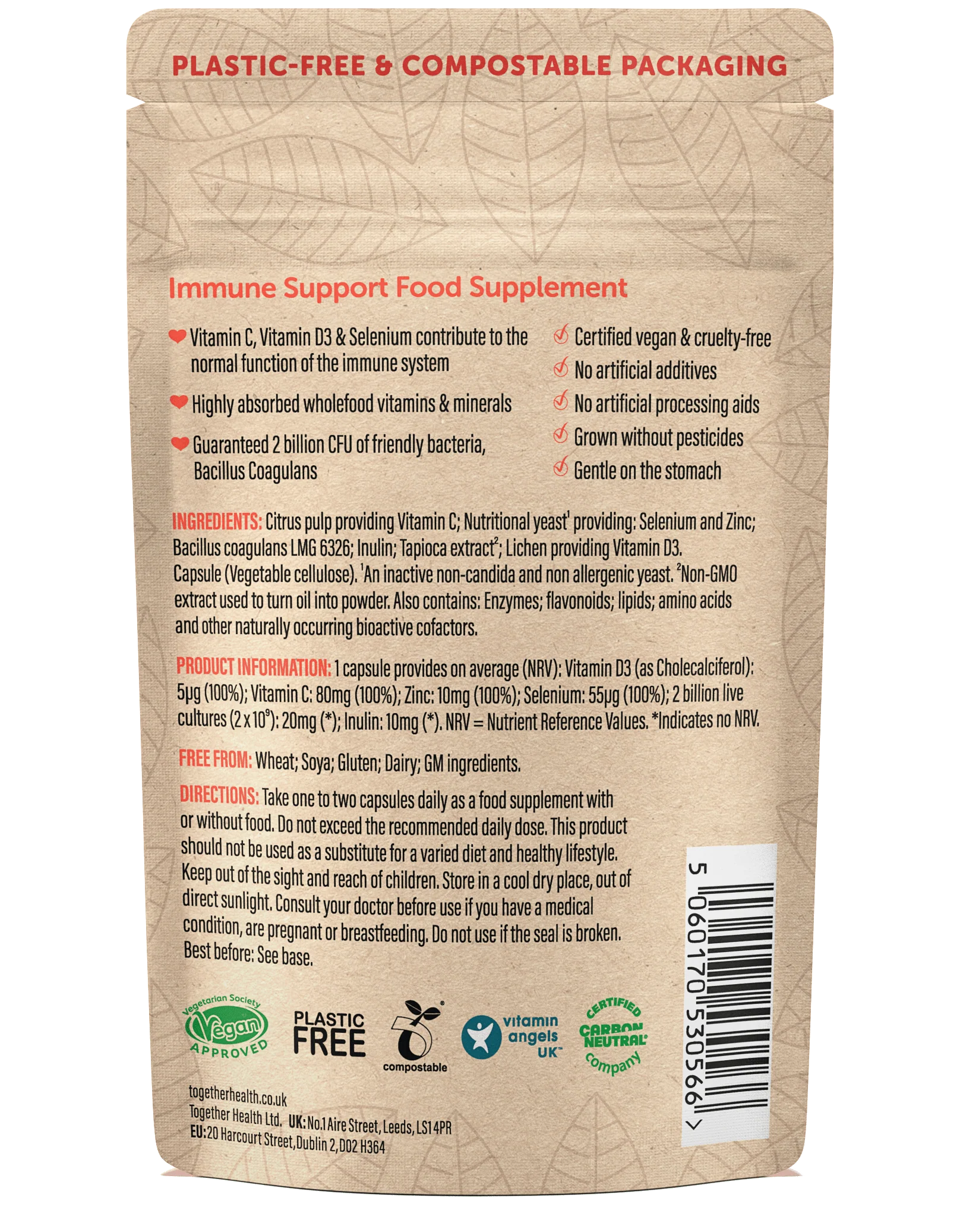 Immune – Vitamins for Immune System – 30 Capsules - Image 2