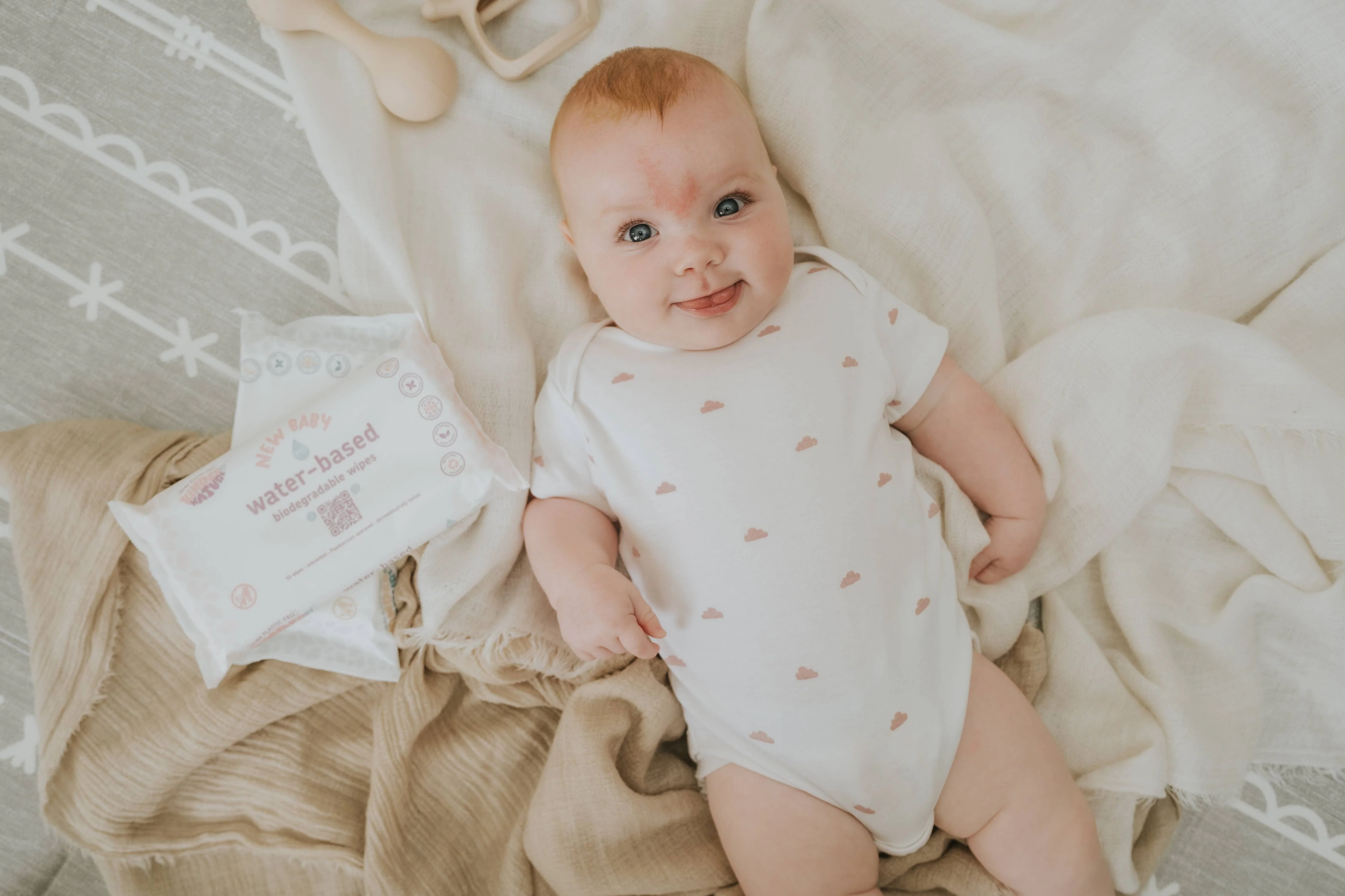 Kinder by Nature Water-Based Baby Wipes | 99% Water Biodegradable Baby Wipes | Sensitive & Eczema-Prone Skin - Image 3