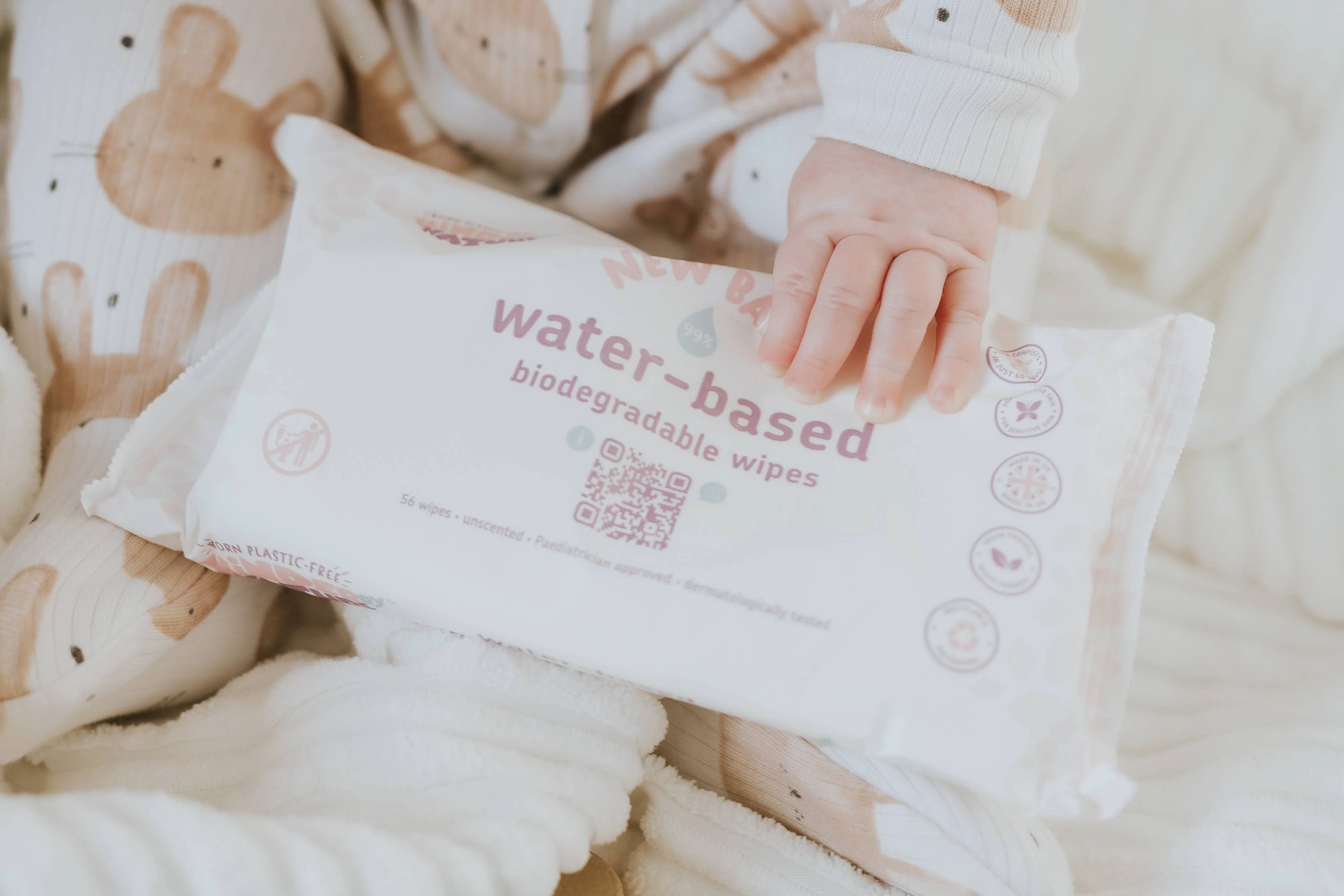 Kinder by Nature Water-Based Baby Wipes | 99% Water Biodegradable Baby Wipes | Sensitive & Eczema-Prone Skin - Image 6