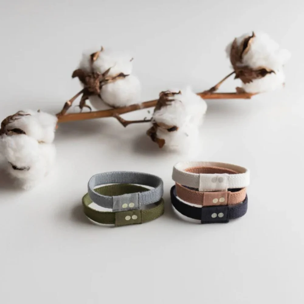 KOOSHOO Classics Organic Plastic-Free Hair Ties – 5 Pack - Image 3