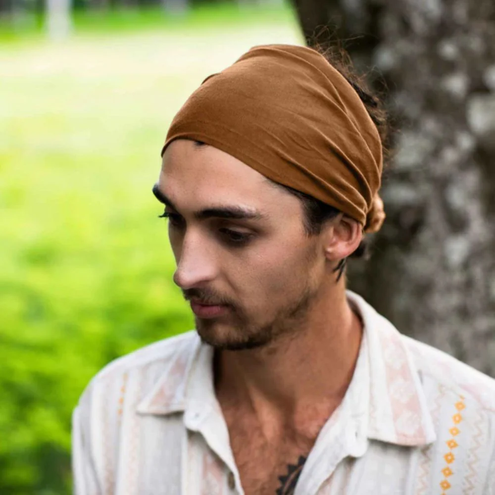 KOOSHOO Twist Headband Cocoa Brown – Organic Fairtrade - Image 2