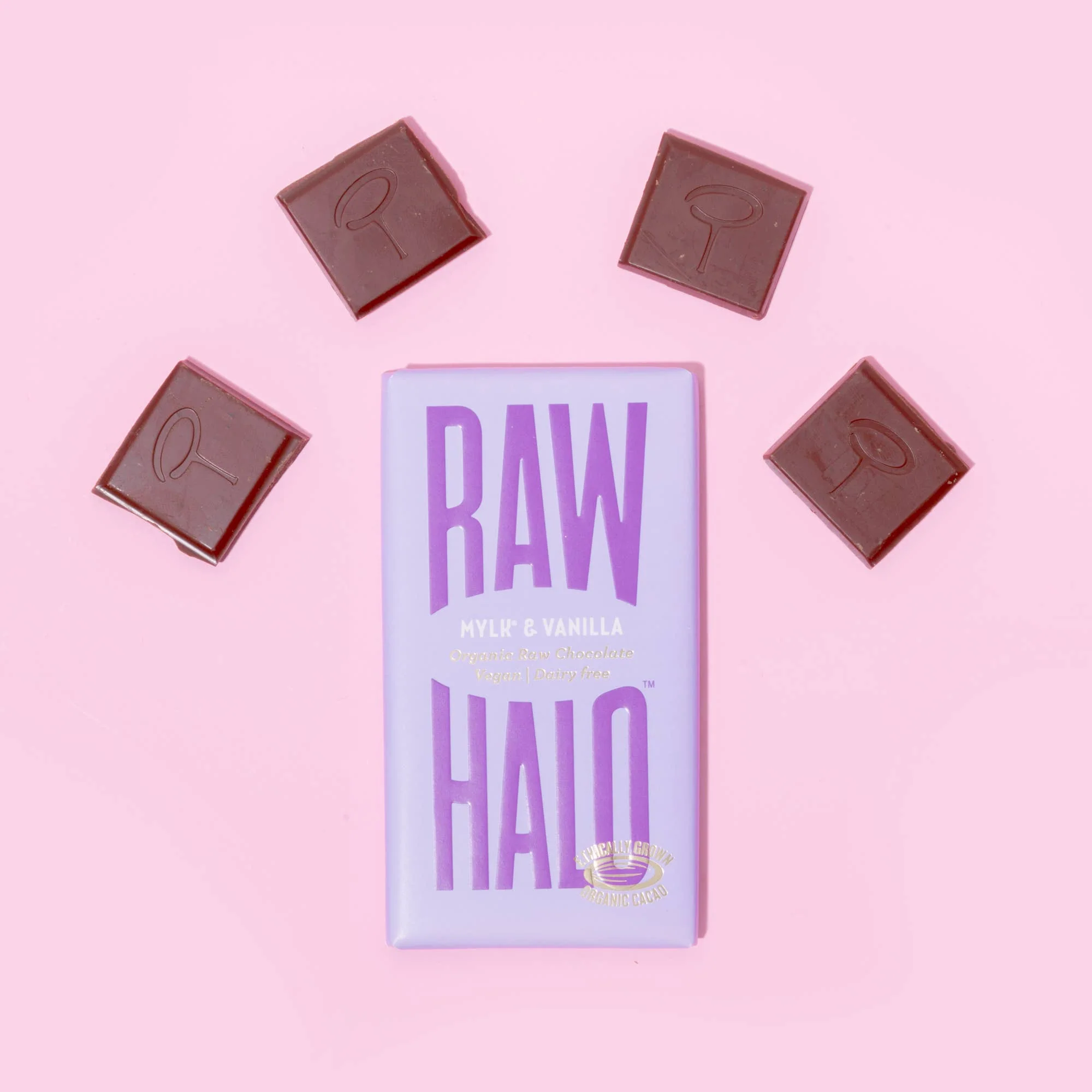 Organic Vegan Mylk Chocolate with Vanilla 35g - Image 2