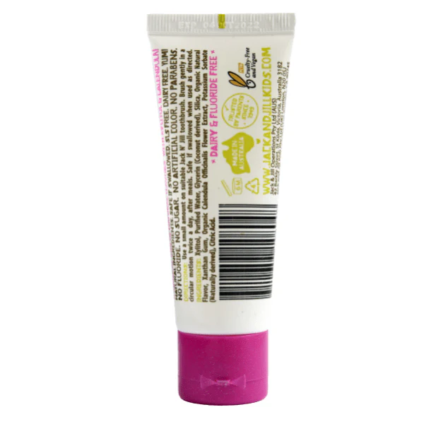 Jack N’ Jill Natural Berries & Cream Toothpaste for Babies & Kids - 50g - Image 2