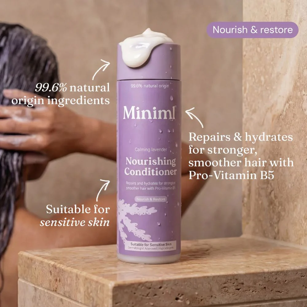 Nourish Conditioner 400ml | Lavender & Chamomile for Damaged Hair - Image 2