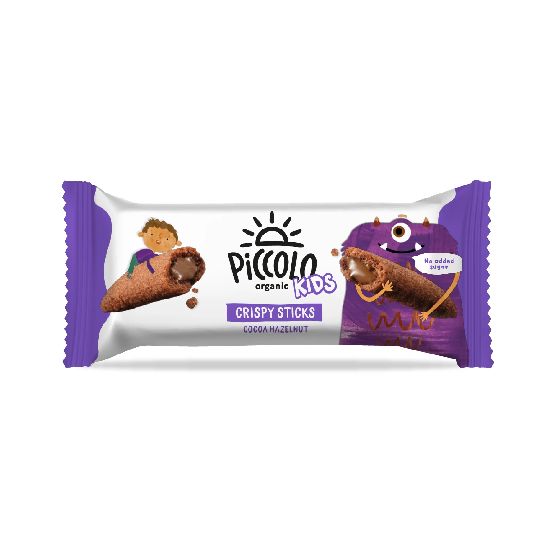 Piccolo Kids Cocoa & Hazelnut Crispy Sticks 5 x 25g Snack - Image 2