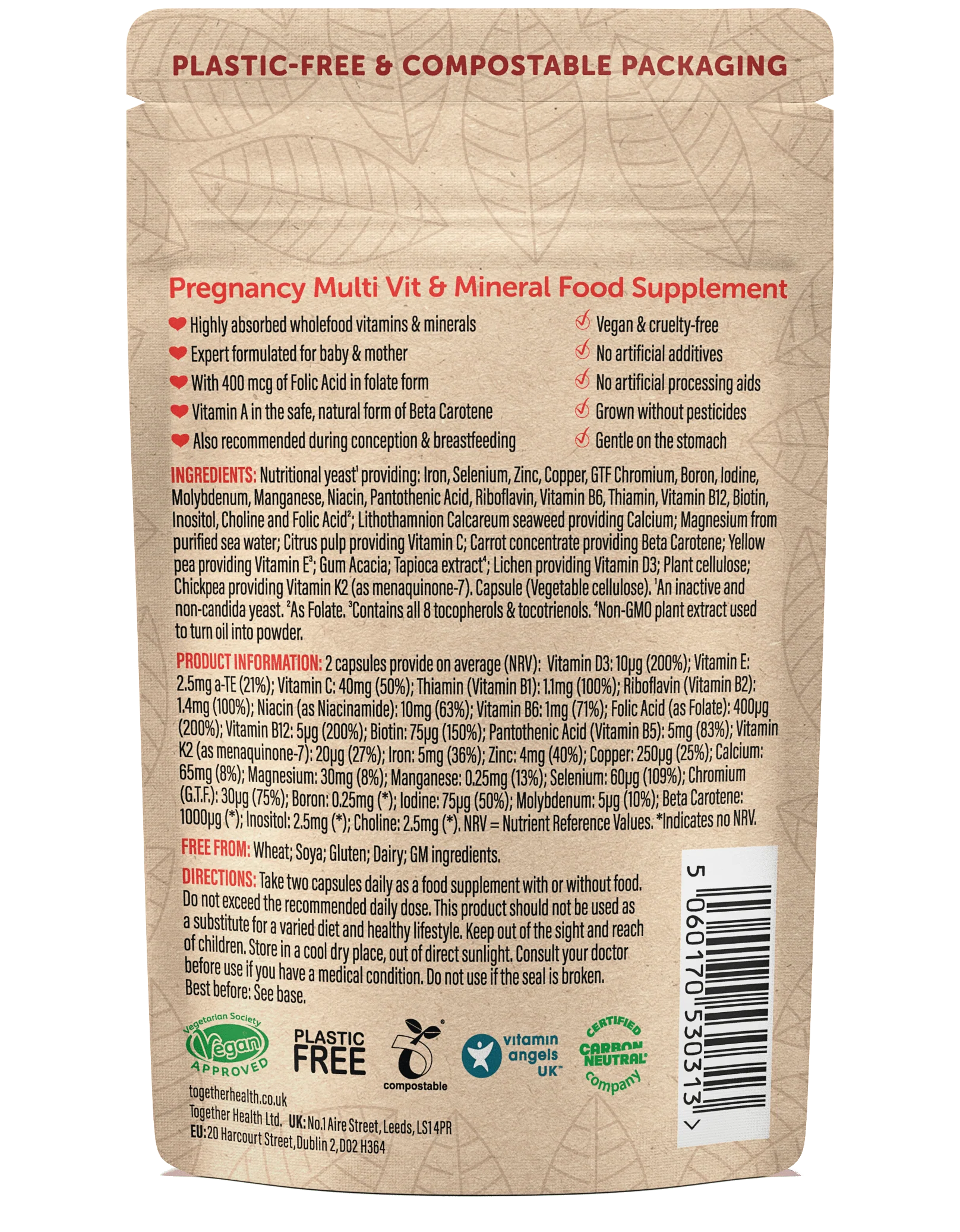 Pregnancy Vitamins – Folic Acid – Prenatal - Image 2