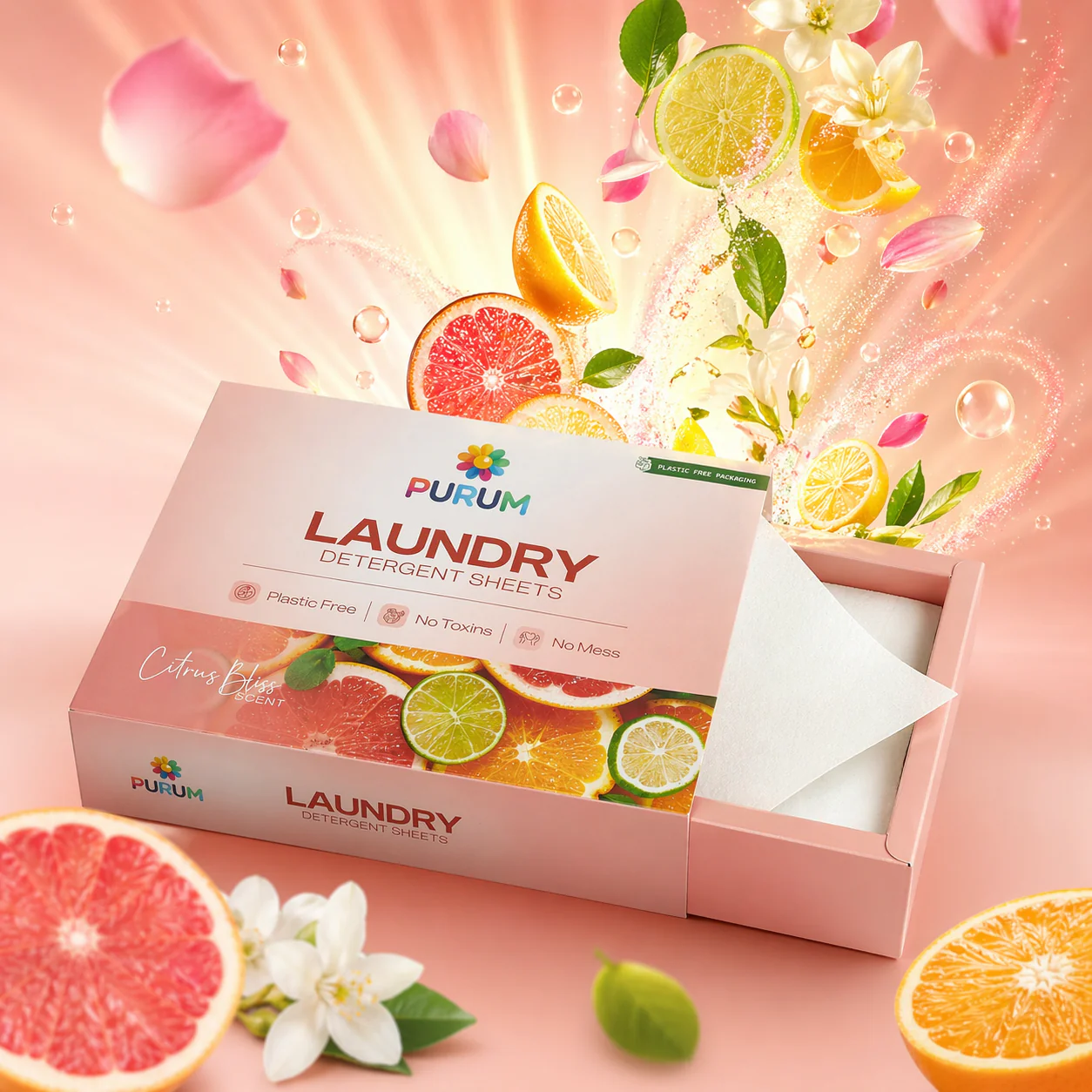 Purum Laundry Sheets - 64 Pack - Image 2