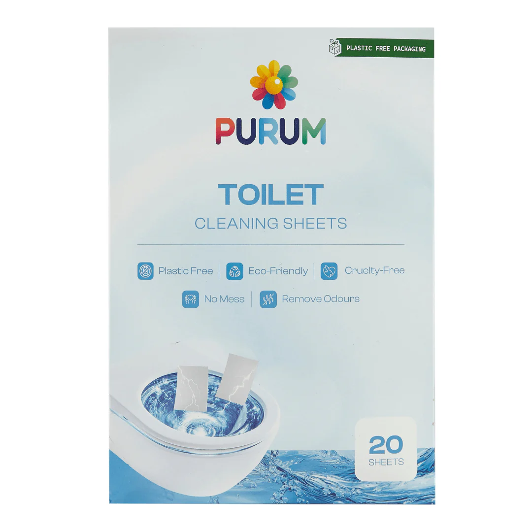 Purum Toilet Cleaning Sheets 20 Pack - 4 Pack Bundle - Image 4