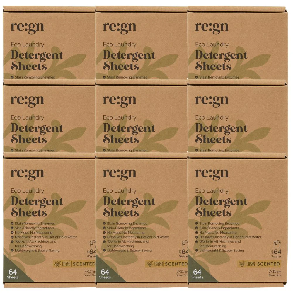 Re:gn Bio Laundry Detergent Sheets – Enzyme-Powered Stain Removing Formula | 576 Sheets | 1 Year Supply - Image 4