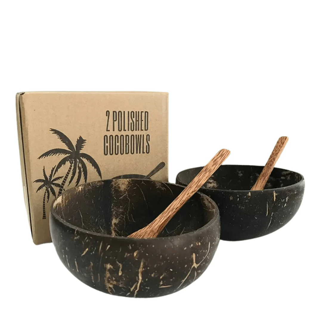 Coconut Bowl & Spoon Set of 2 - Image 2