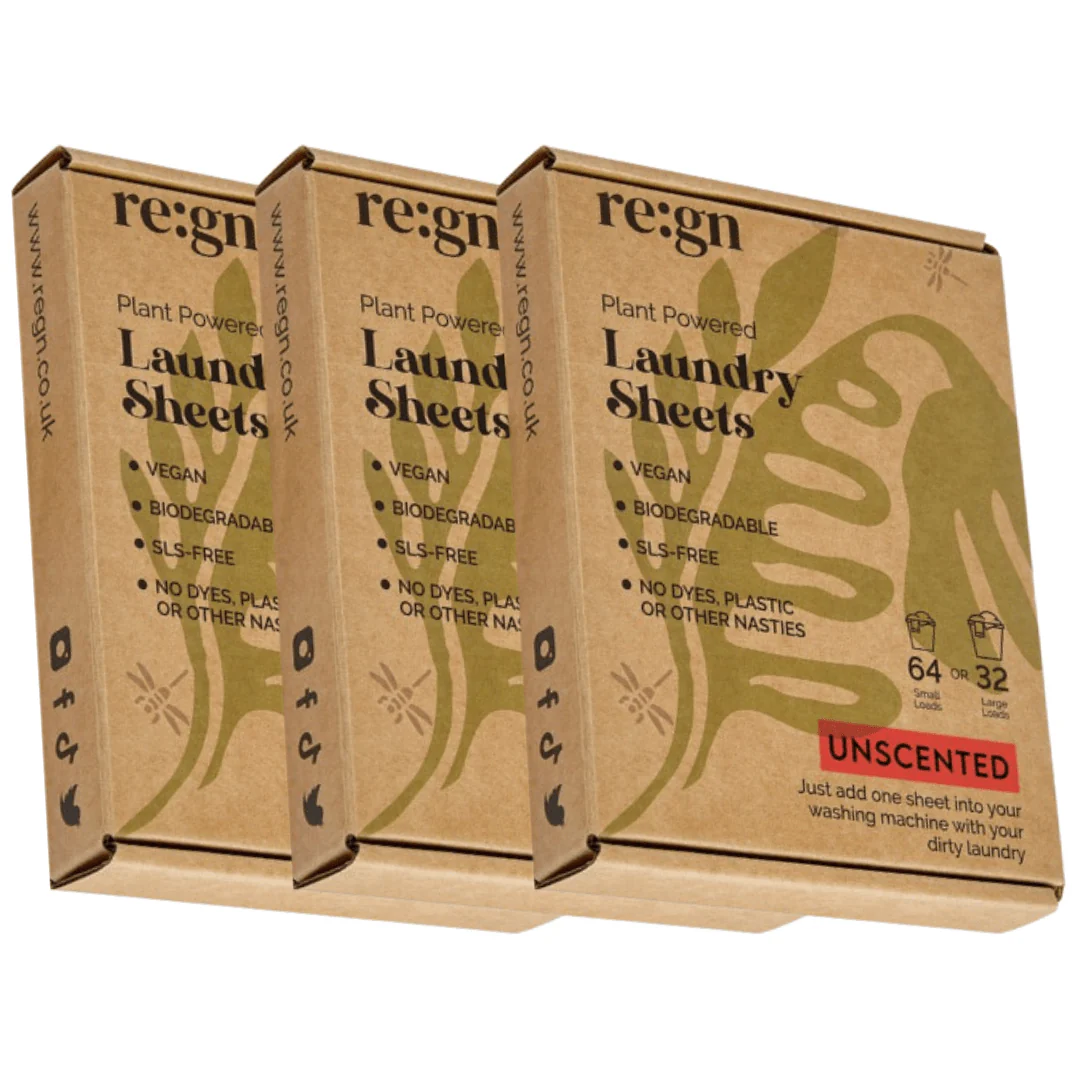 Re:gn Laundry Detergent Sheets | Plastic-Free, Eco-Friendly Washing | 192 Sheets - Image 4