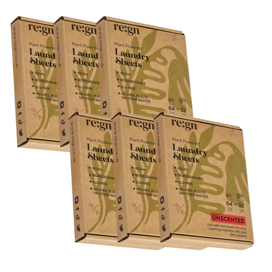 Re:gn Laundry Detergent Sheets | Plastic-Free, Eco-Friendly Washing | 384 Sheets - Image 5