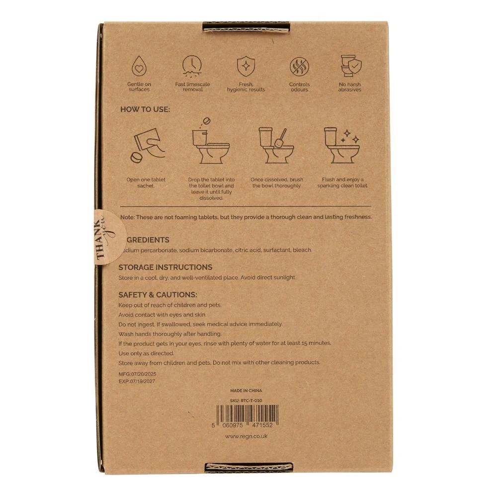 Re:gn Toilet Cleaning Tablets – Deep Clean & Limescale Remover | 40 Tablets - Image 6