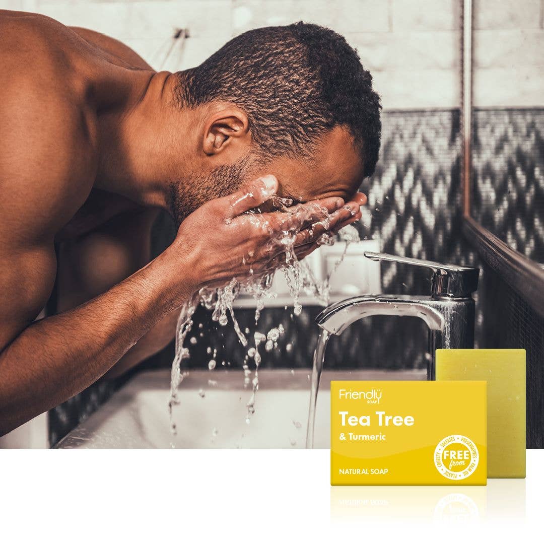 Friendly Soap Tea Tree & Turmeric Soap Bar | Plastic-Free - Image 2