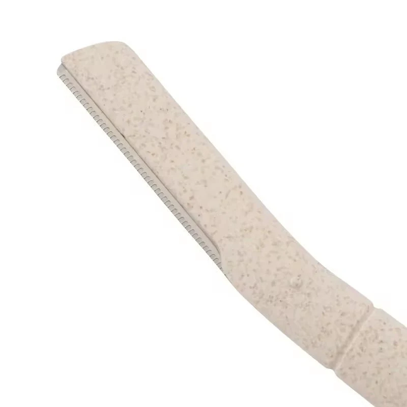 Biodegradable Eco Friendly Eyebrow Razors - Wheat Straw Razor Blades, 12 Pack - Image 5